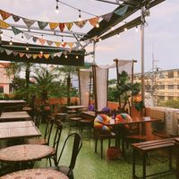 Cute balcony at top of the restaurant! at Ans Vegetarian Cuisine  in Da Nang
