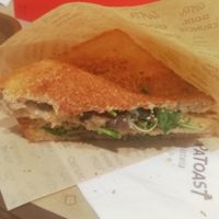 Vegan option at Capatoast in Padua