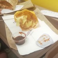 Potato chips at Capatoast in Padua