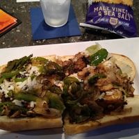 Seitain cheese-less steak at Mellow Mushroom in Charlottesville