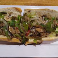 Tempeh Hoagie with V-cheese at Mellow Mushroom in Charlottesville