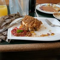 vegan breakfast burrito with green chili at Seasons Cafe in Salida