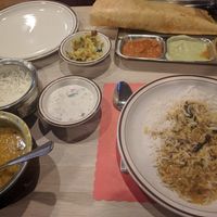A yummy meal! Dosa and curry at Madras Kitchen in Dublin