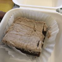 Gingerbread bar at Ten Forward Cafe in Ithaca