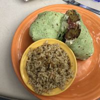 Falafel wrap  at Hobbit Cafe in Houston