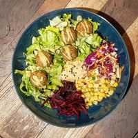 Falafel bowl. 63 kuna at Marta's Veggie Fusion in Split
