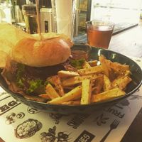 Vegan Burger at Marta's Veggie Fusion in Split
