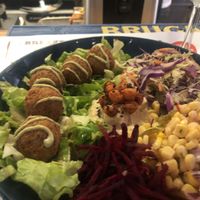 Falafel bowl at Marta's Veggie Fusion in Split