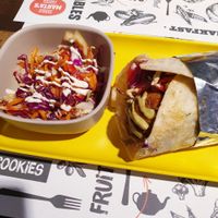 Falafel wrap at Marta's Veggie Fusion in Split