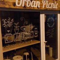 window at Urban Picnic in Petrich