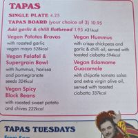 Vegan tapas at Carnero Lounge in Derby