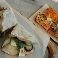 vegan panini en pinsa at Pinsa & Co in The Hague