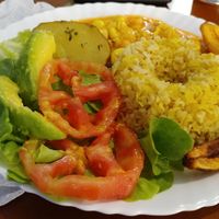 Menu del dia at Govindas in Manta