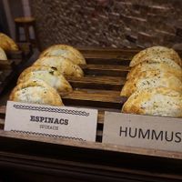 Vegan empanadas at La Empanaderie in Barcelona