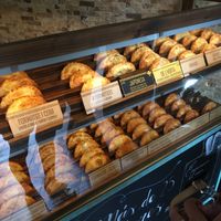 Plenty of Vegan options (just look for the little vg plant symbol in the corner of the name tag)  at La Empanaderie in Barcelona