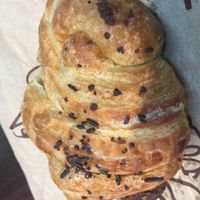 Best Chocolate Croissant Ever! at D'Monica in Barcelona