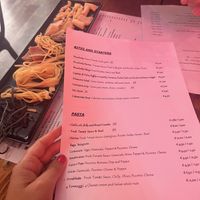 The (V) is for Vegan  at Pastaus in Valletta