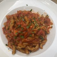 Vegan Ragu with spinach pasta  at Pastaus in Valletta