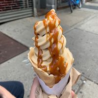 pb softserve w/ caramel at Orchard Grocer in New York City