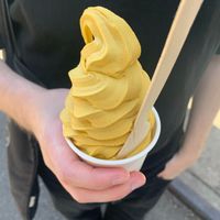 pumpkin soft serve at Orchard Grocer in New York City