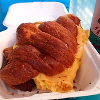 Breakfast croissant at Orchard Grocer in New York City