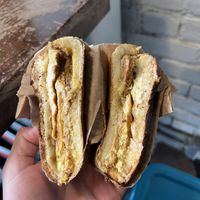 The Bowery breakfast sandwich   at Orchard Grocer in New York City