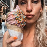 Vegan soft serve  at Orchard Grocer in New York City