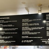 Menu   at Orchard Grocer in New York City