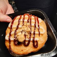 Nutella Cream Cheese doughnut at Orchard Grocer in New York City