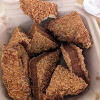 Tofu chicken - these were amazing 😍 at Orchard Grocer in New York City