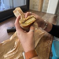 One of the other bagel options - I can’t remember which it was but it was yummy!  at Orchard Grocer in New York City