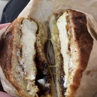 The Bowery breakfast sandwich   at Orchard Grocer in New York City