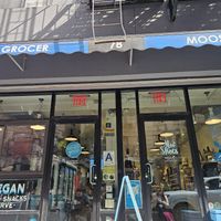 Right next to Moo Shoes (all-vegan accessories & shoes) at Orchard Grocer in New York City
