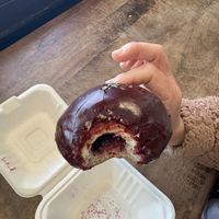 Blueberry rosemary doughnut   at Orchard Grocer in New York City