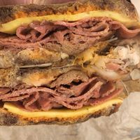 Reuben was delicious and filling at Orchard Grocer in New York City