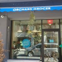 Outside at Orchard Grocer in New York City