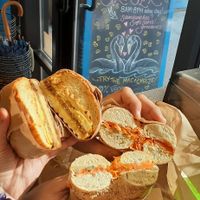 Bowery and Edith in all their delicious vegan glory at Orchard Grocer in New York City