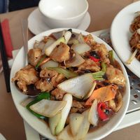 'chicken' in black bean sauce at Singapore Restaurant - Friar St in Worcester