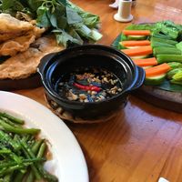 Steamed Veg With Vietnamese "Kho To" at Bep Xanh An Duyen in Ho Chi Minh City