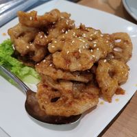 Thai style lotus at Nature Vegan  in Klang