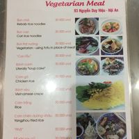 Complete menu (2018-03-07) at Quan Chay - Nguyen Duy Hieu in Hoi An