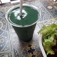 Green B12 smoothie at Anahata Fine Food in Kyiv