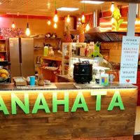 In the food court of the mall at Anahata Fine Food in Kyiv