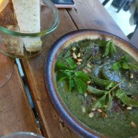 Soup with bread at Mineral in Malmo