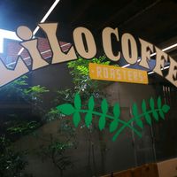 Inside window at Lilo Coffee Roasters in Osaka