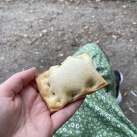 Mushroom ravioli  at Fill Good in Budapest