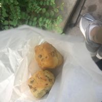 Savoury pastry with zucchini and potato  at Fill Good in Budapest