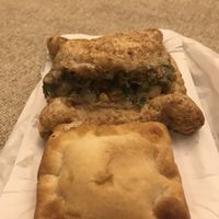 Two traditional, savoury pastries  at Fill Good in Budapest