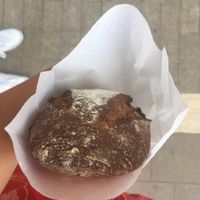 Brown bread at Fill Good in Budapest