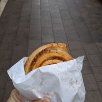 Apricot snail at Fill Good in Budapest